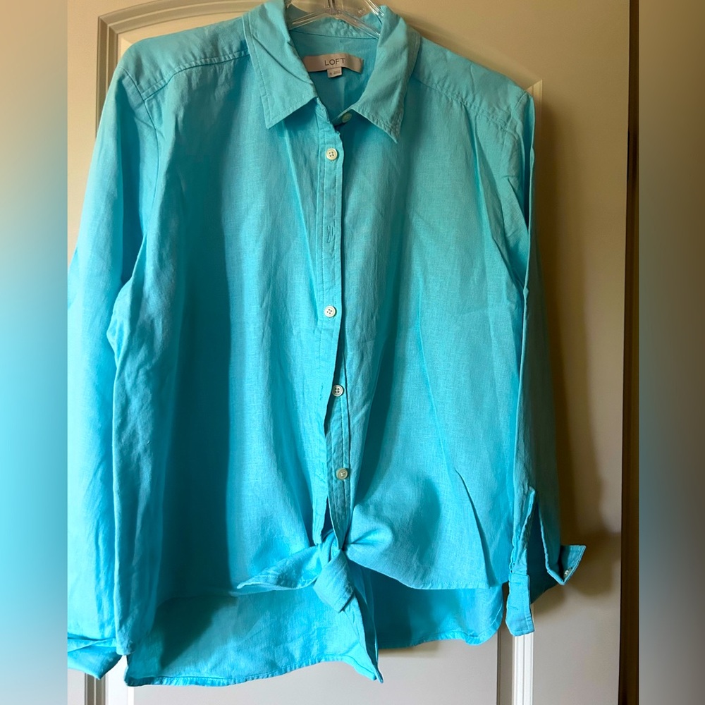 Loft linen top